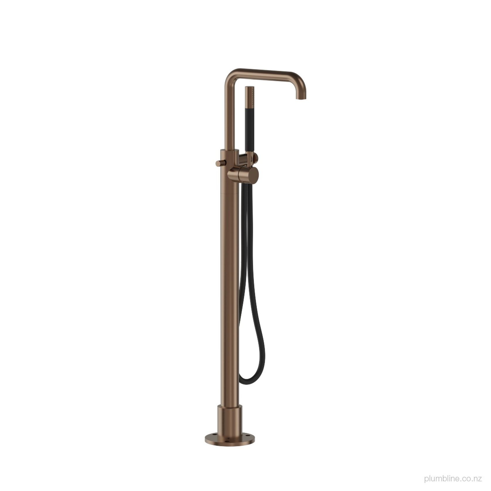 Buddy Square Floor Mount Bath Filler With Handshower gallery detail image