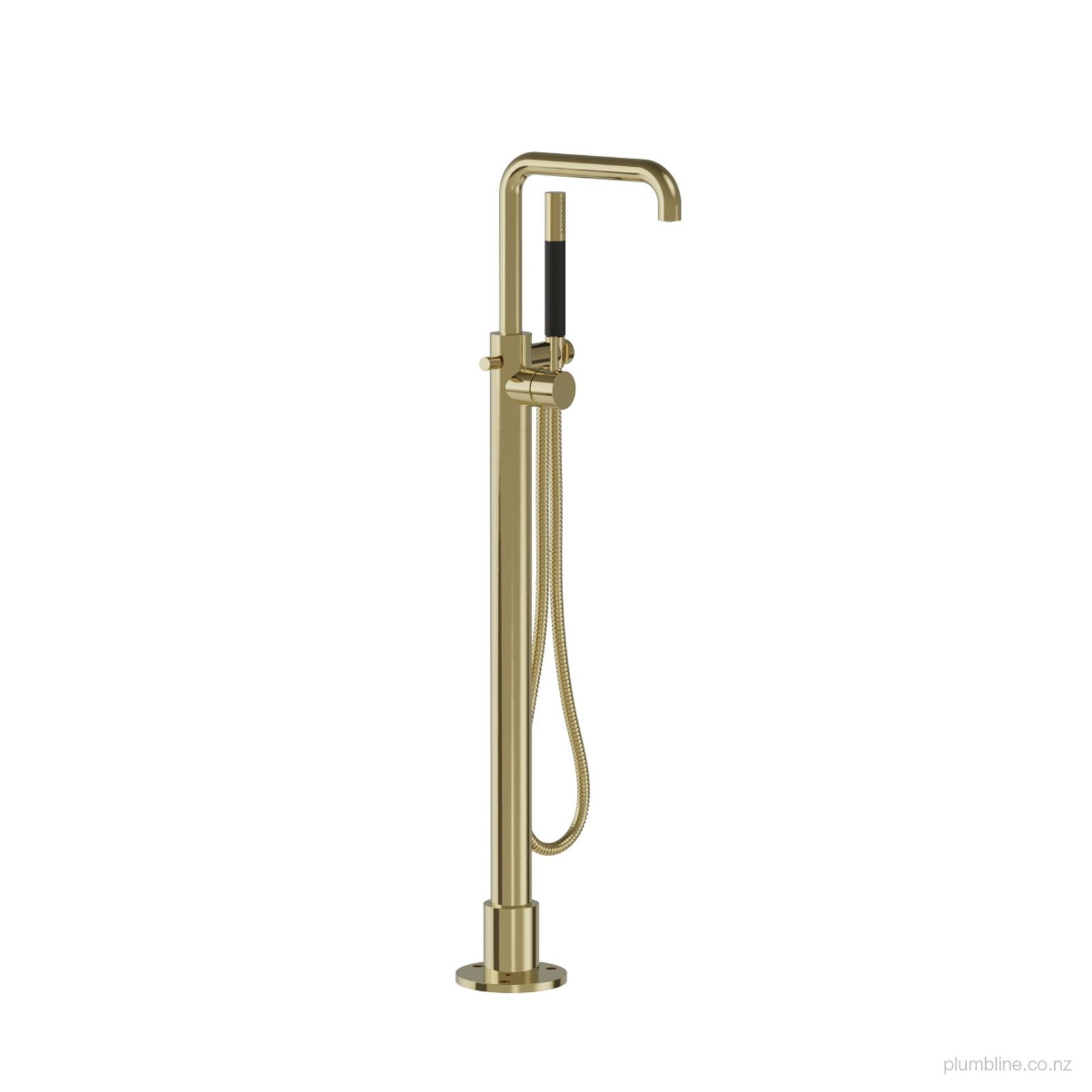 Buddy Square Floor Mount Bath Filler With Handshower gallery detail image
