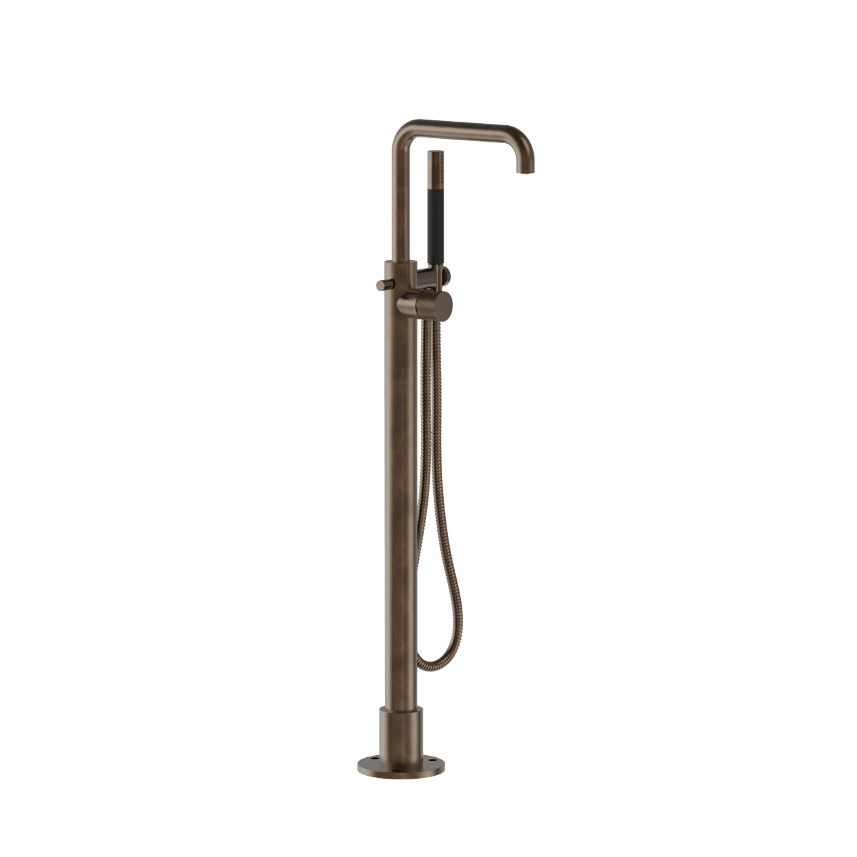 Buddy X Square Floor Mount Bath Filler With Handshower gallery detail image