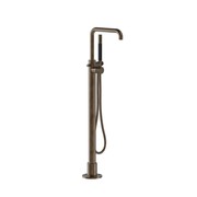 Buddy X Square Floor Mount Bath Filler With Handshower gallery detail image