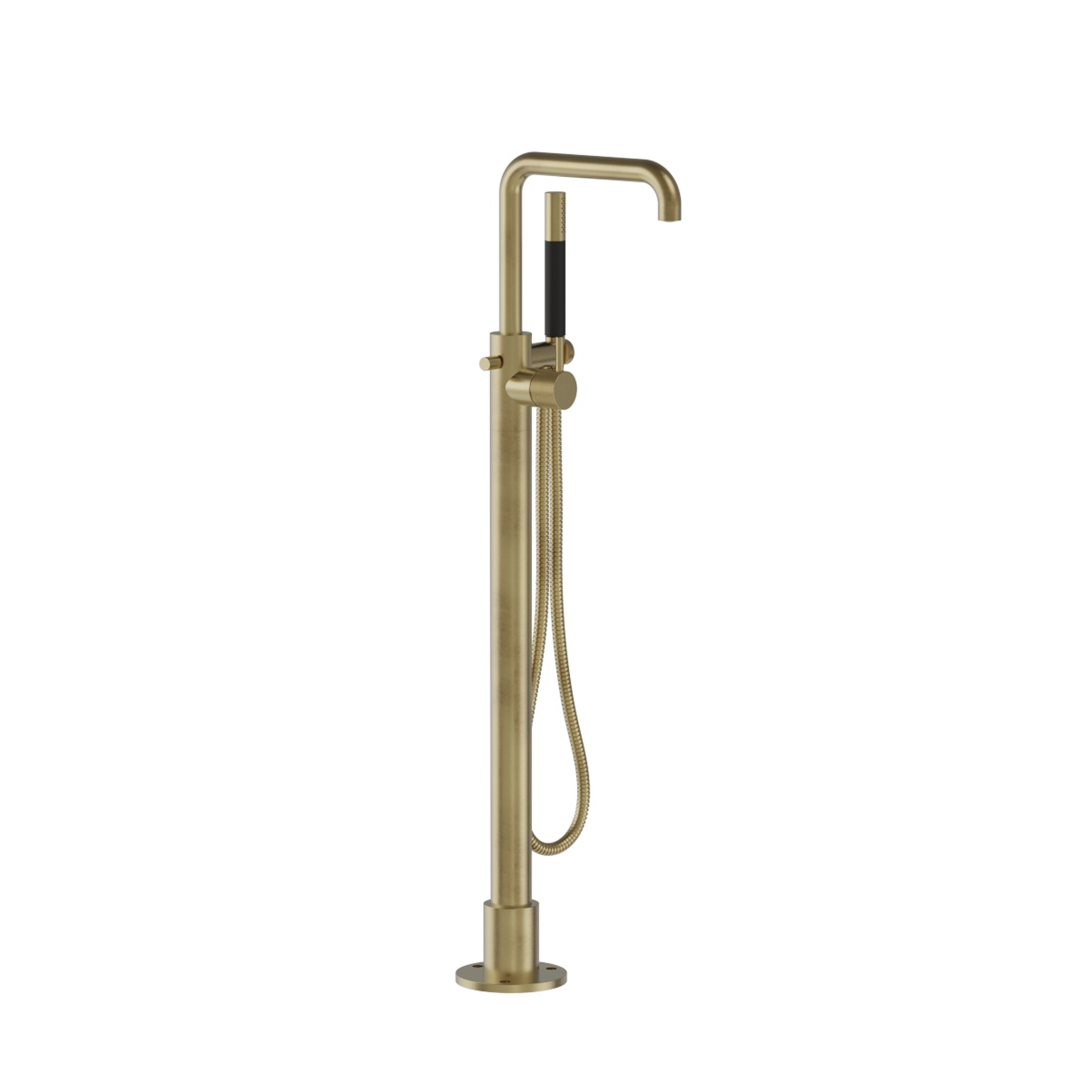 Buddy X Square Floor Mount Bath Filler With Handshower gallery detail image