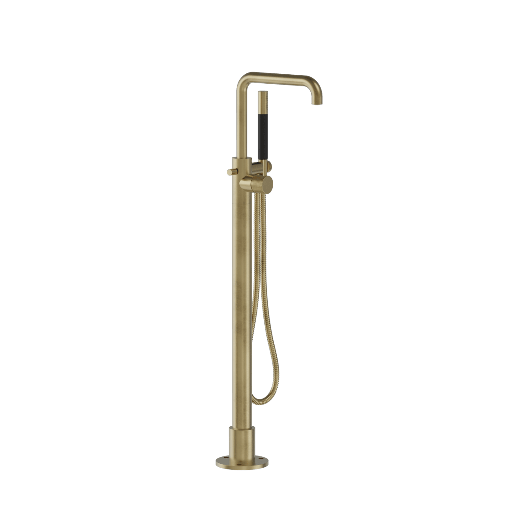 Buddy X Square Floor Mount Bath Filler With Handshower gallery detail image