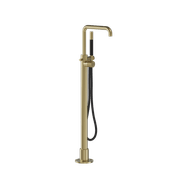 Buddy X Square Floor Mount Bath Filler With Handshower gallery detail image