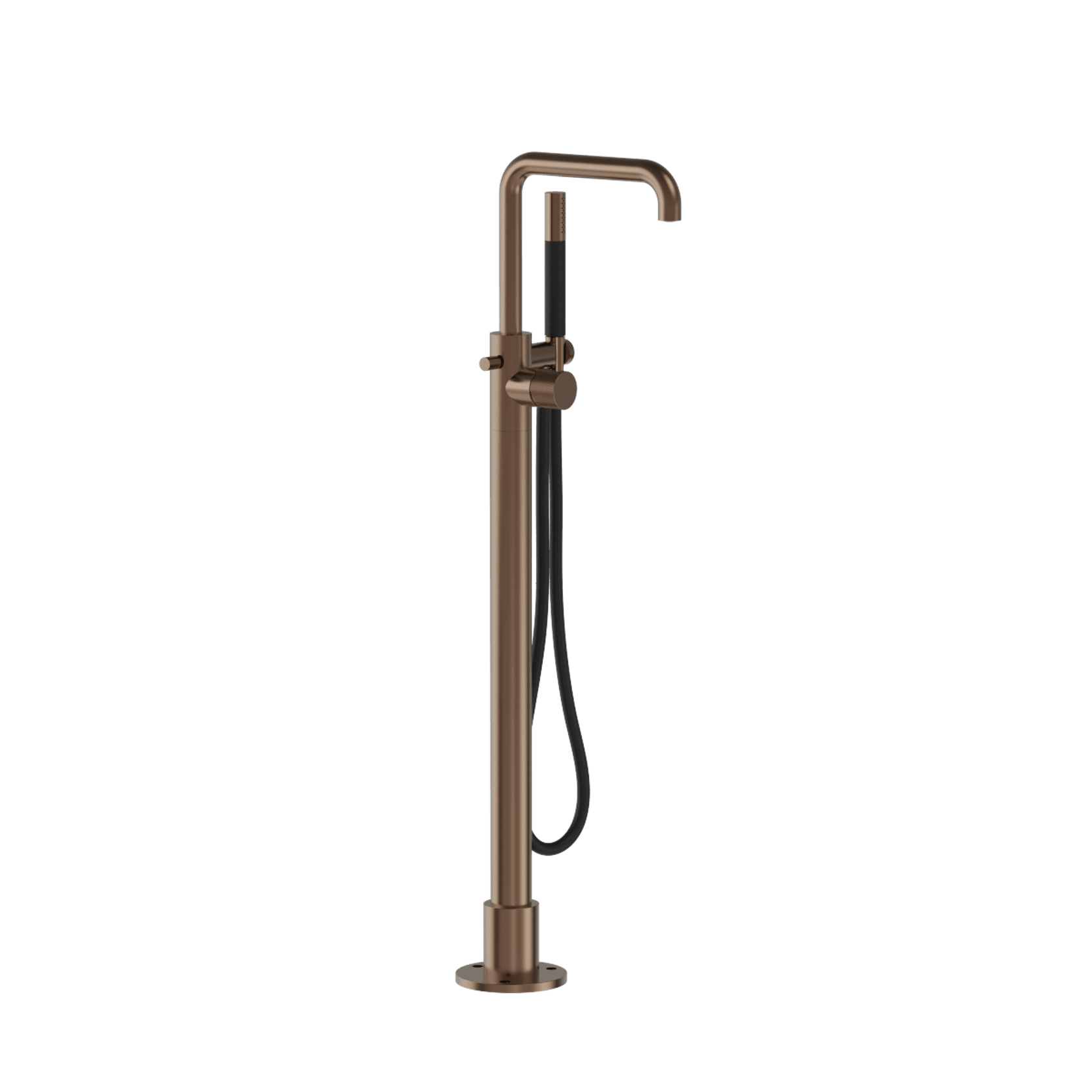 Buddy X Square Floor Mount Bath Filler With Handshower gallery detail image