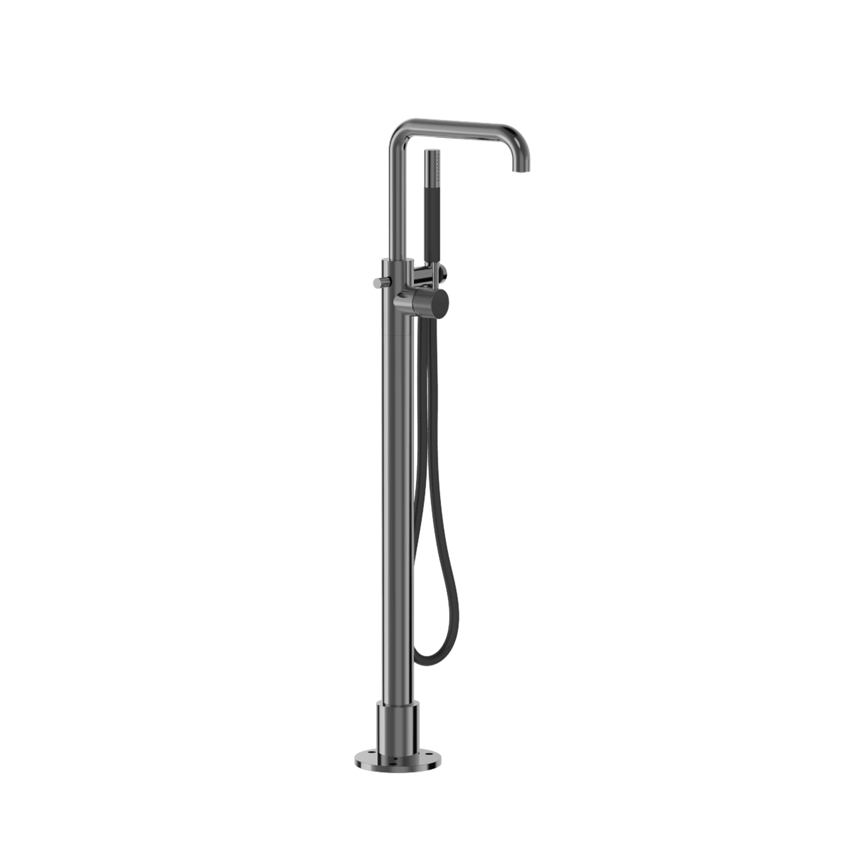 Buddy X Square Floor Mount Bath Filler With Handshower gallery detail image