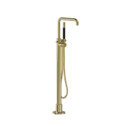 Buddy X Square Floor Mount Bath Filler With Handshower gallery detail image