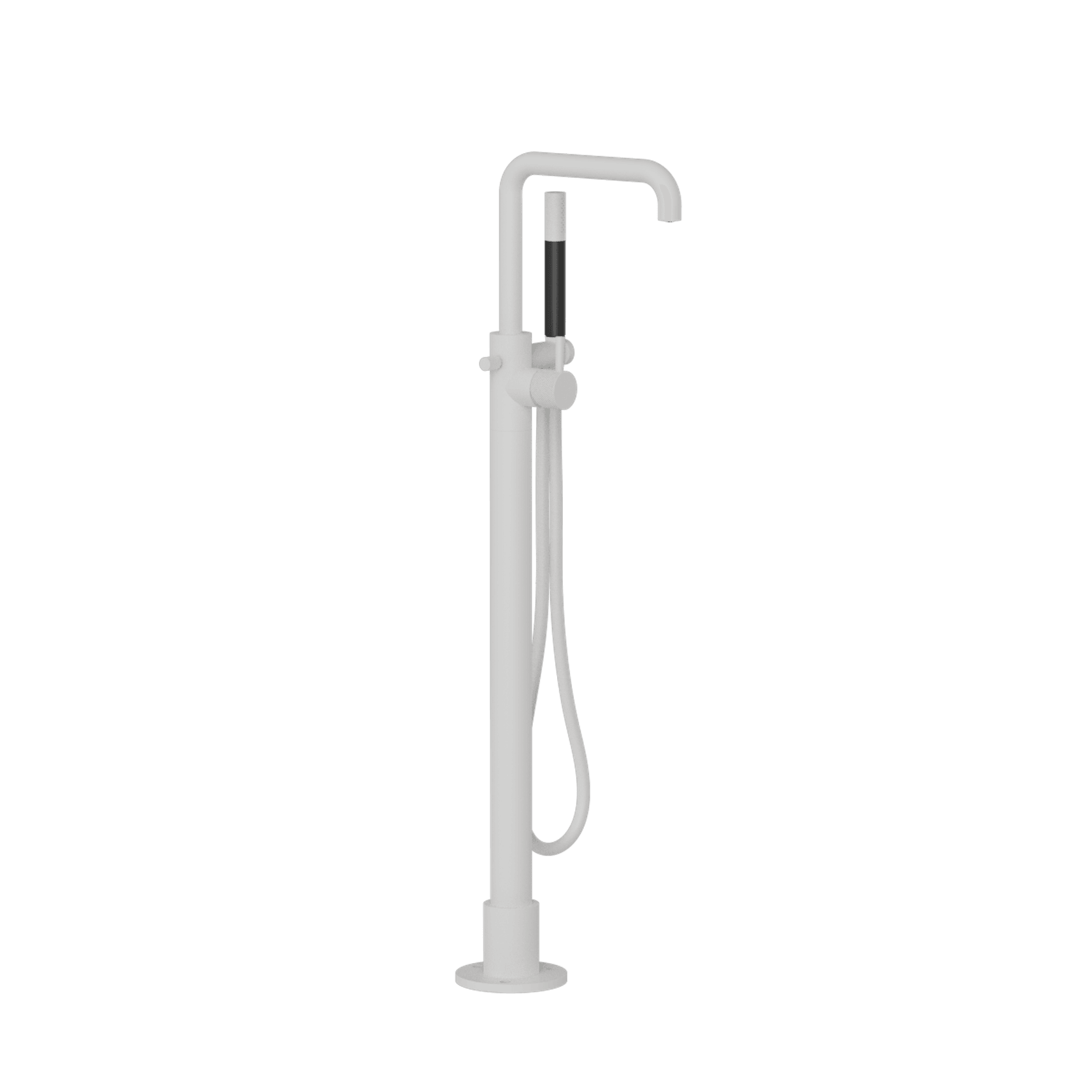 Buddy X Square Floor Mount Bath Filler With Handshower gallery detail image