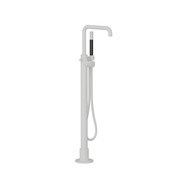 Buddy X Square Floor Mount Bath Filler With Handshower gallery detail image