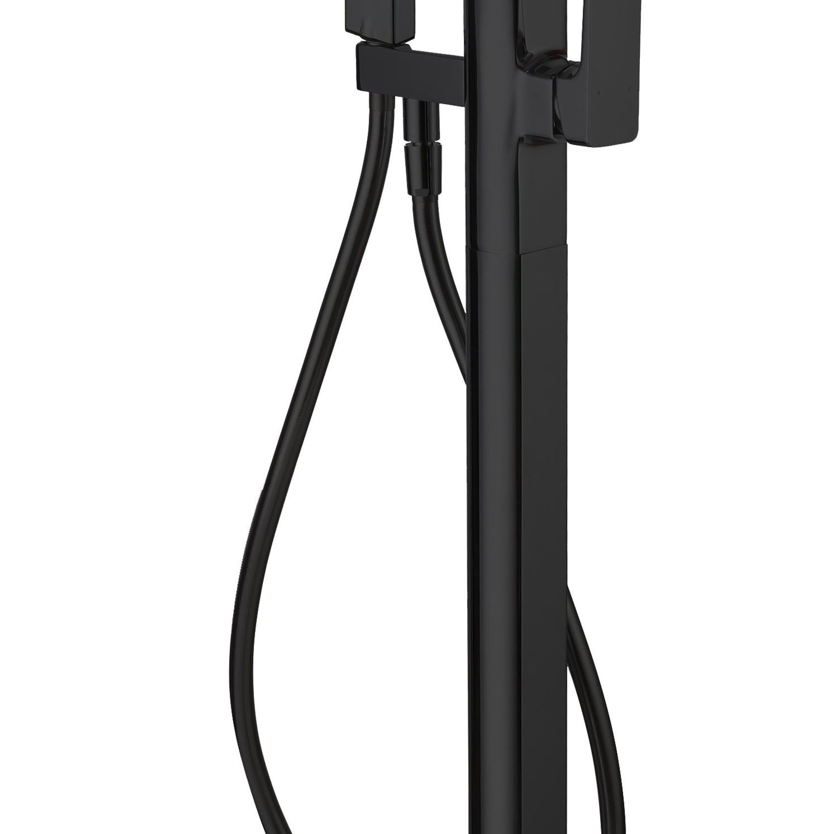 Como Floor Mount Bath Filler & Handshower gallery detail image