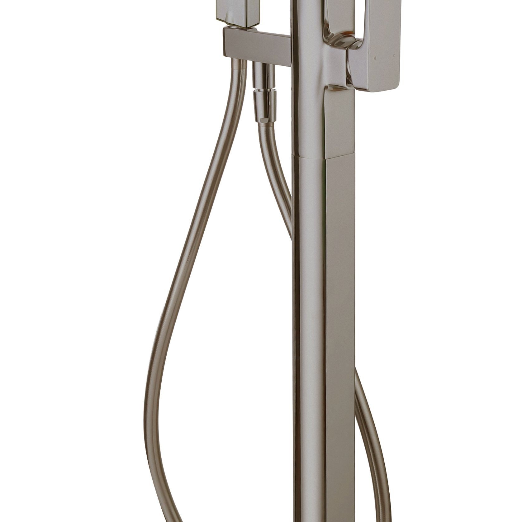 Como Floor Mount Bath Filler & Handshower gallery detail image
