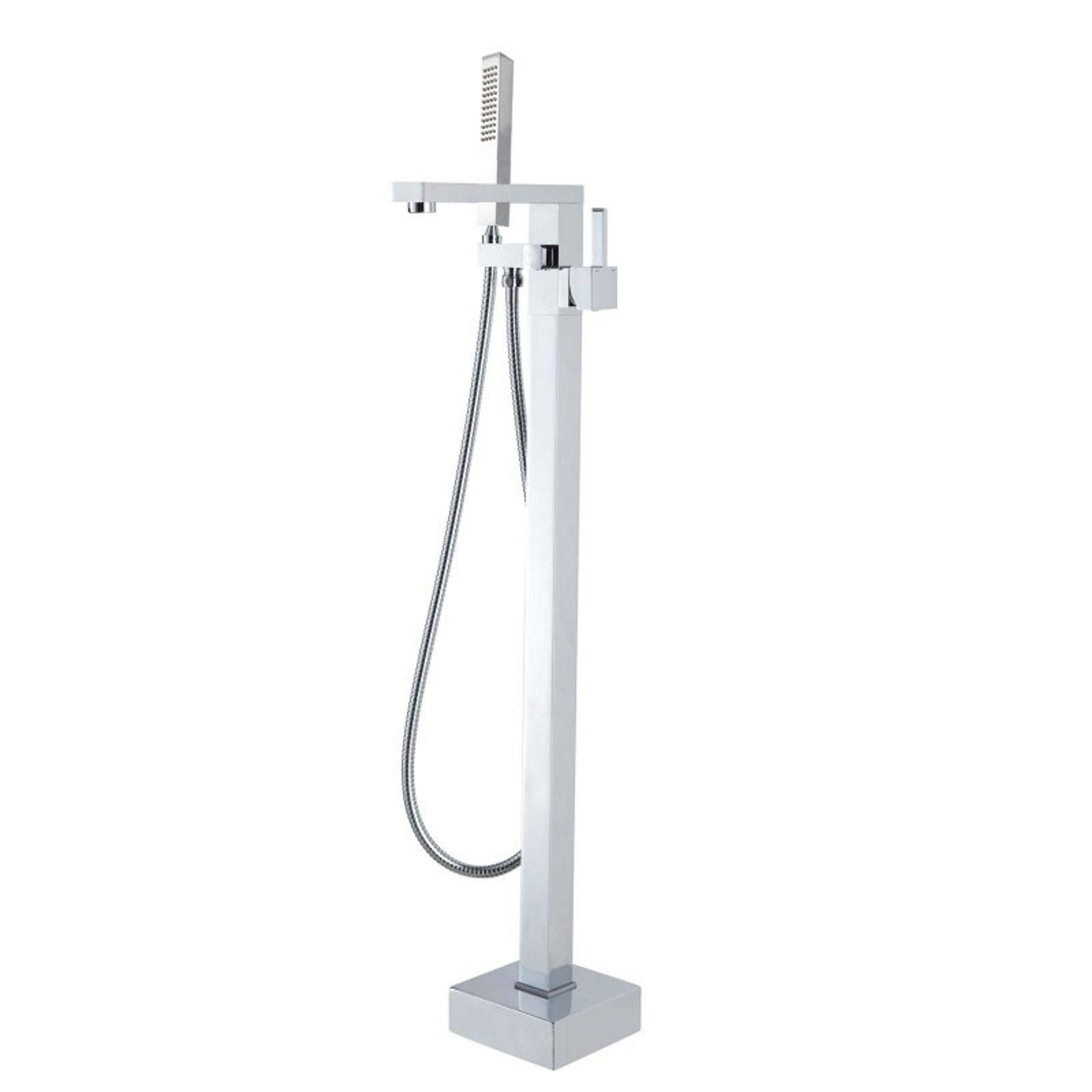 Freestanding Tap with Handheld Shower Chrome gallery detail image