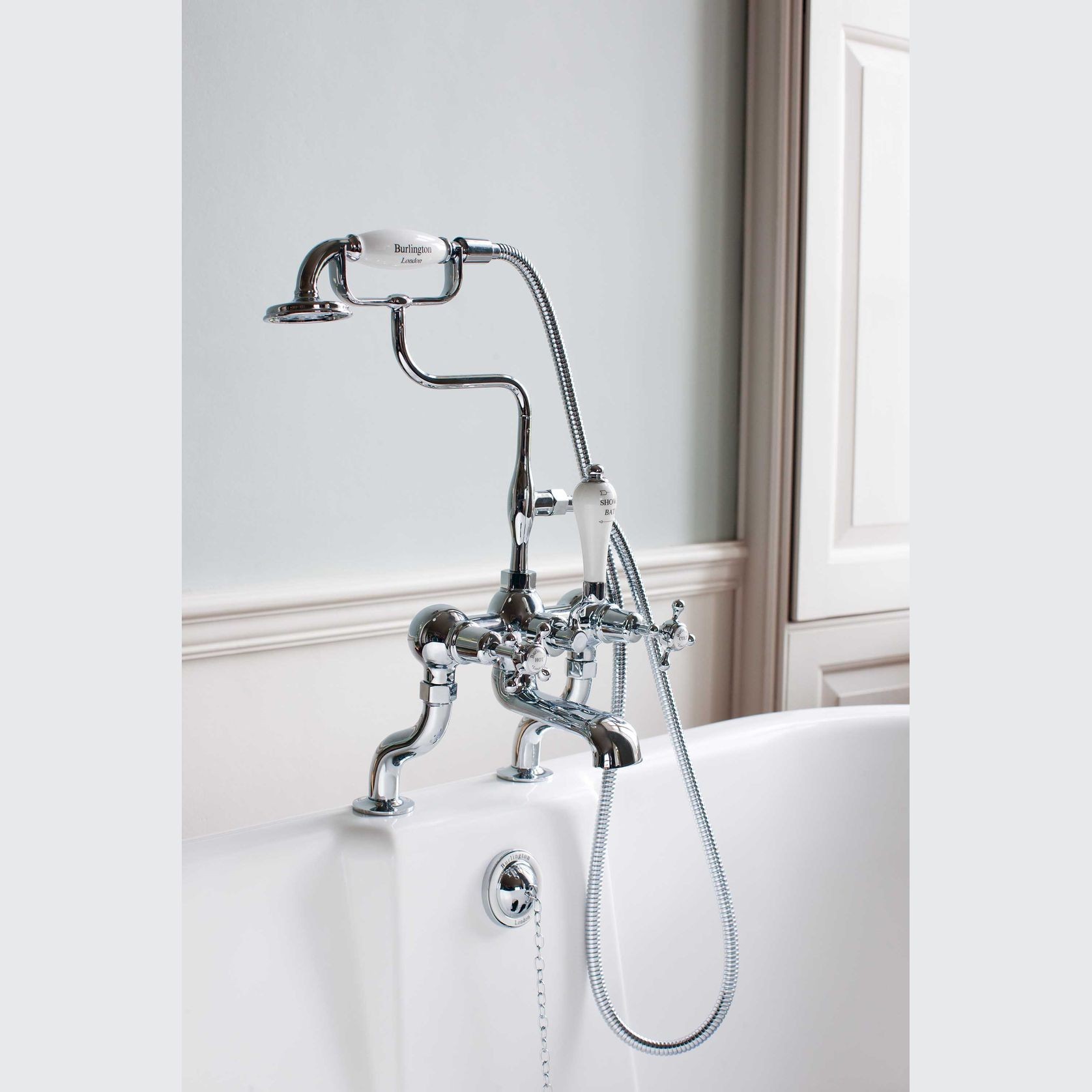 Claremont Bath Shower Mixer Deck Mounted gallery detail image