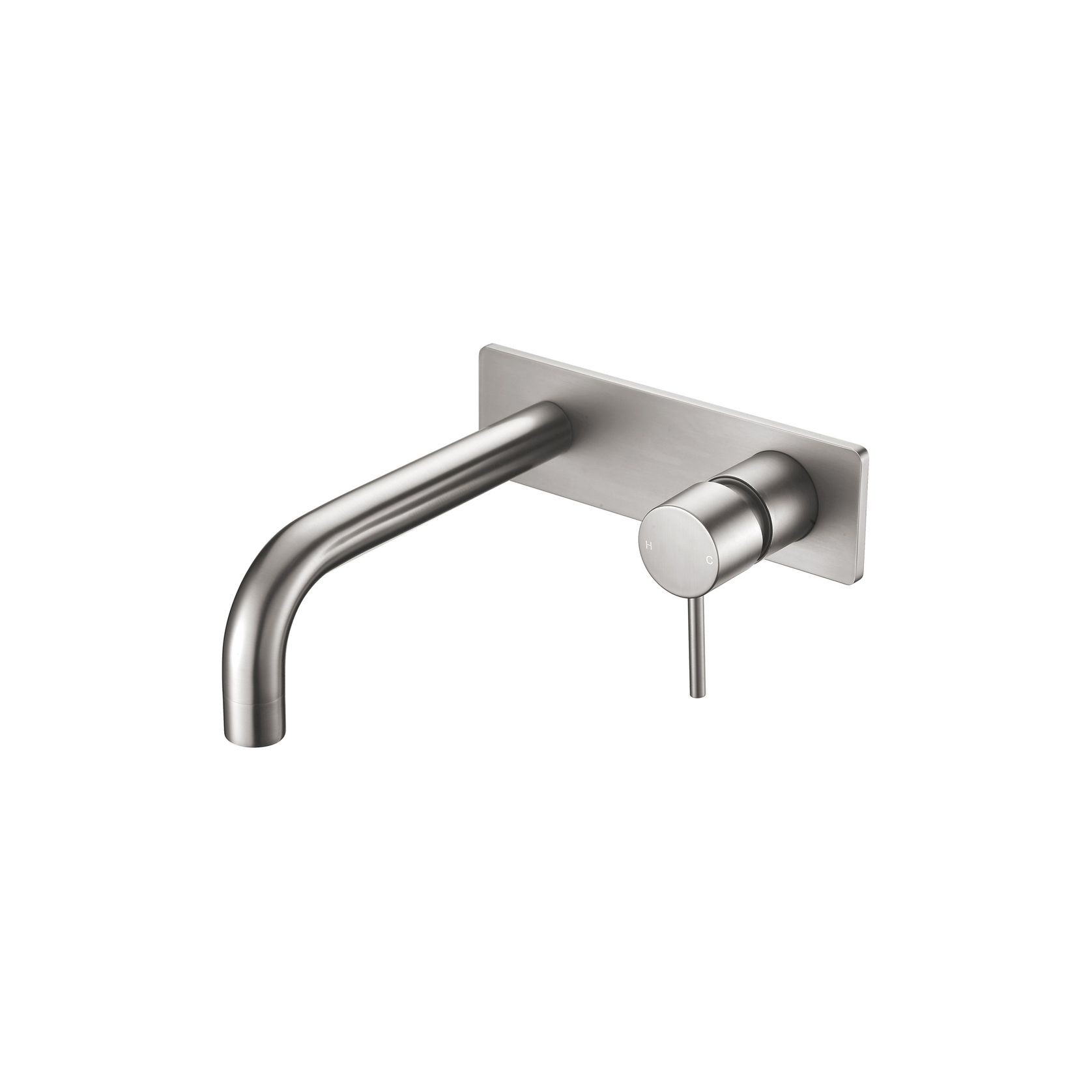 Wall Spout & Mixer CLAS12 Brushed Nickel gallery detail image