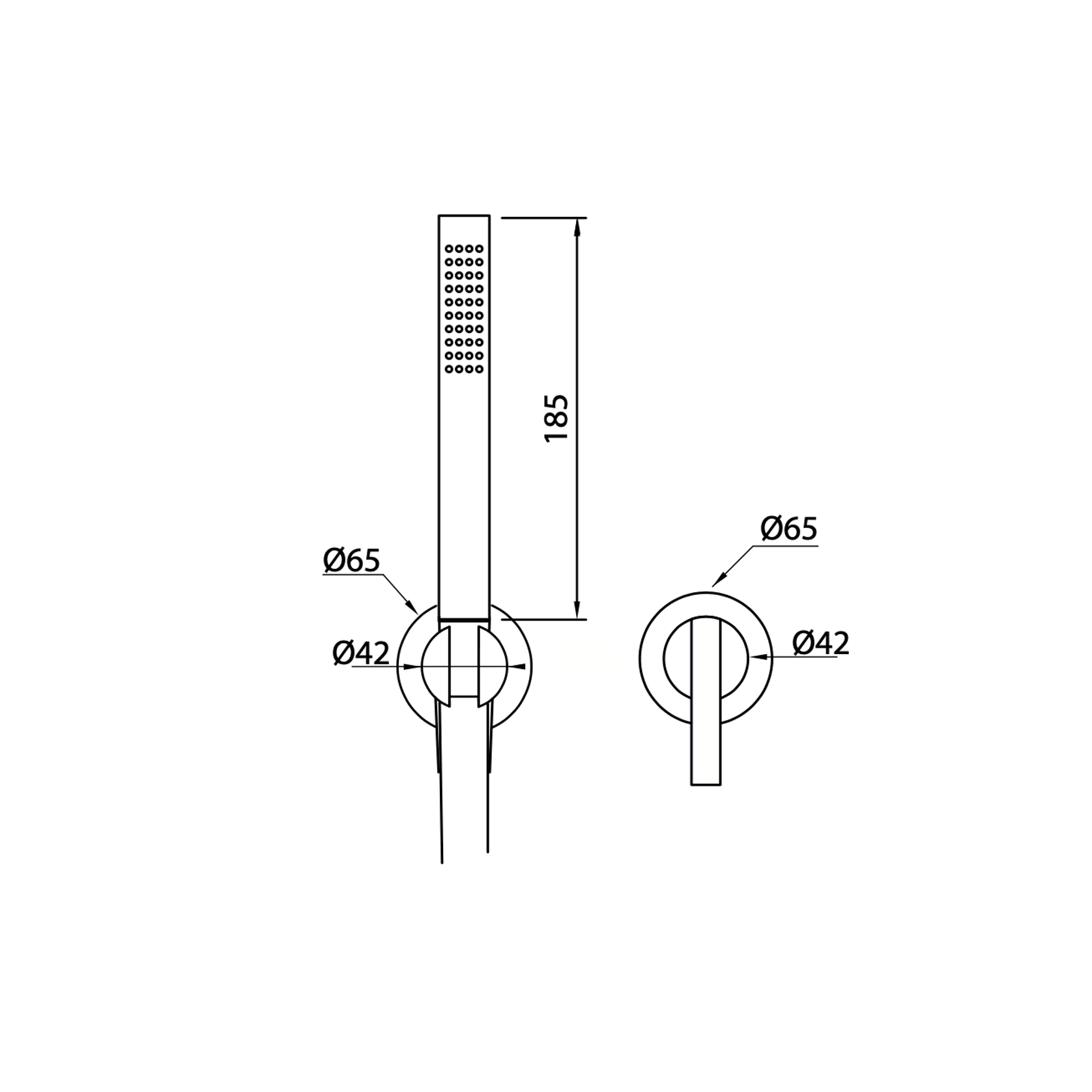 Antonio Frattini DO86 Hand Held Shower gallery detail image