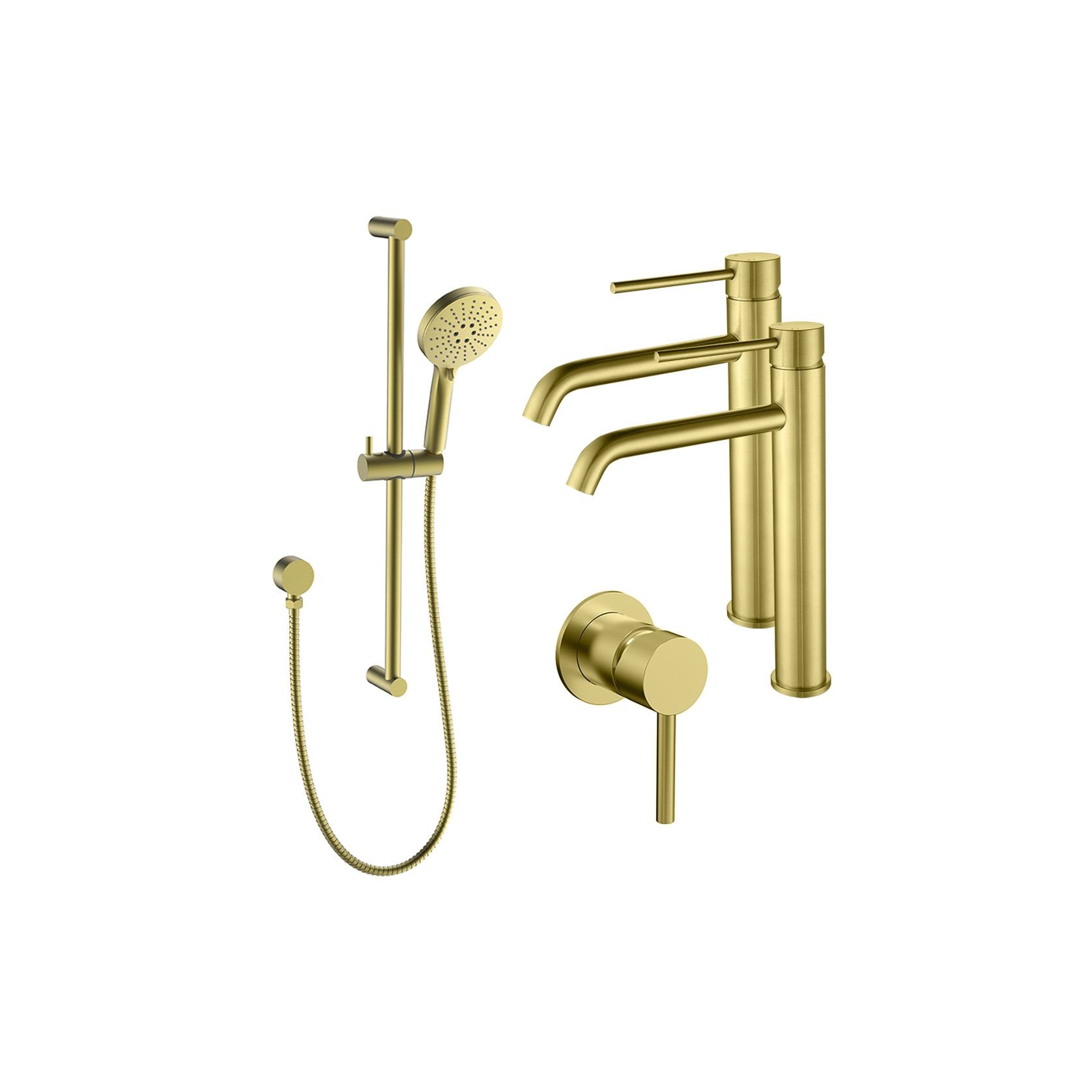 Evoke High-Rise Double Basin Tapware Bundle gallery detail image