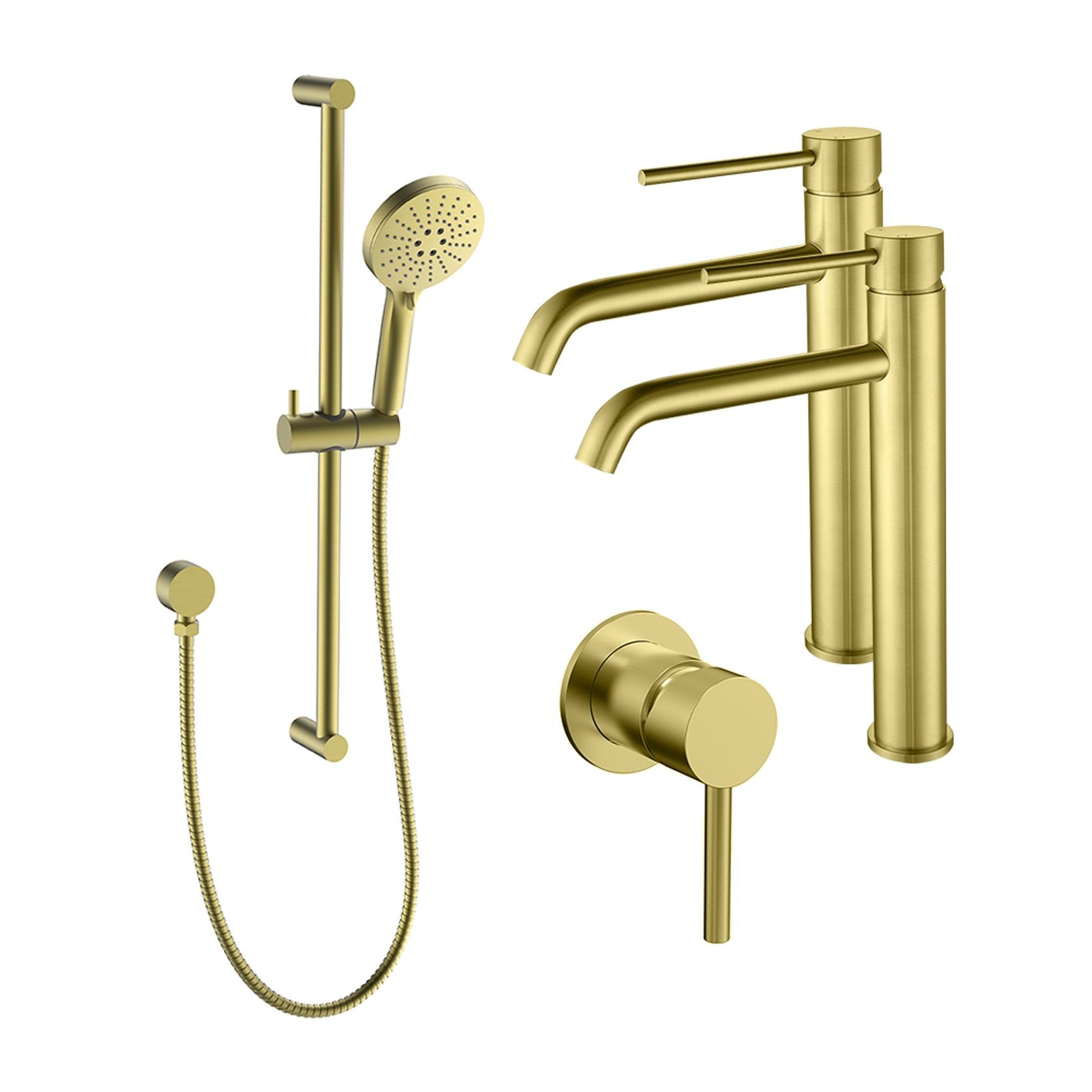 Evoke High-Rise Double Basin Tapware Bundle gallery detail image