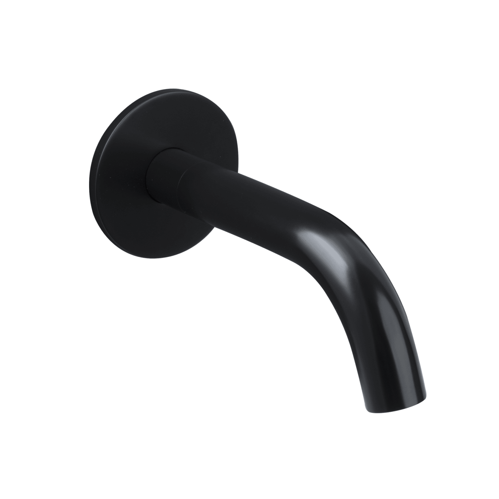 Carbon Wall Mounted Bath Spout Satin Black gallery detail image