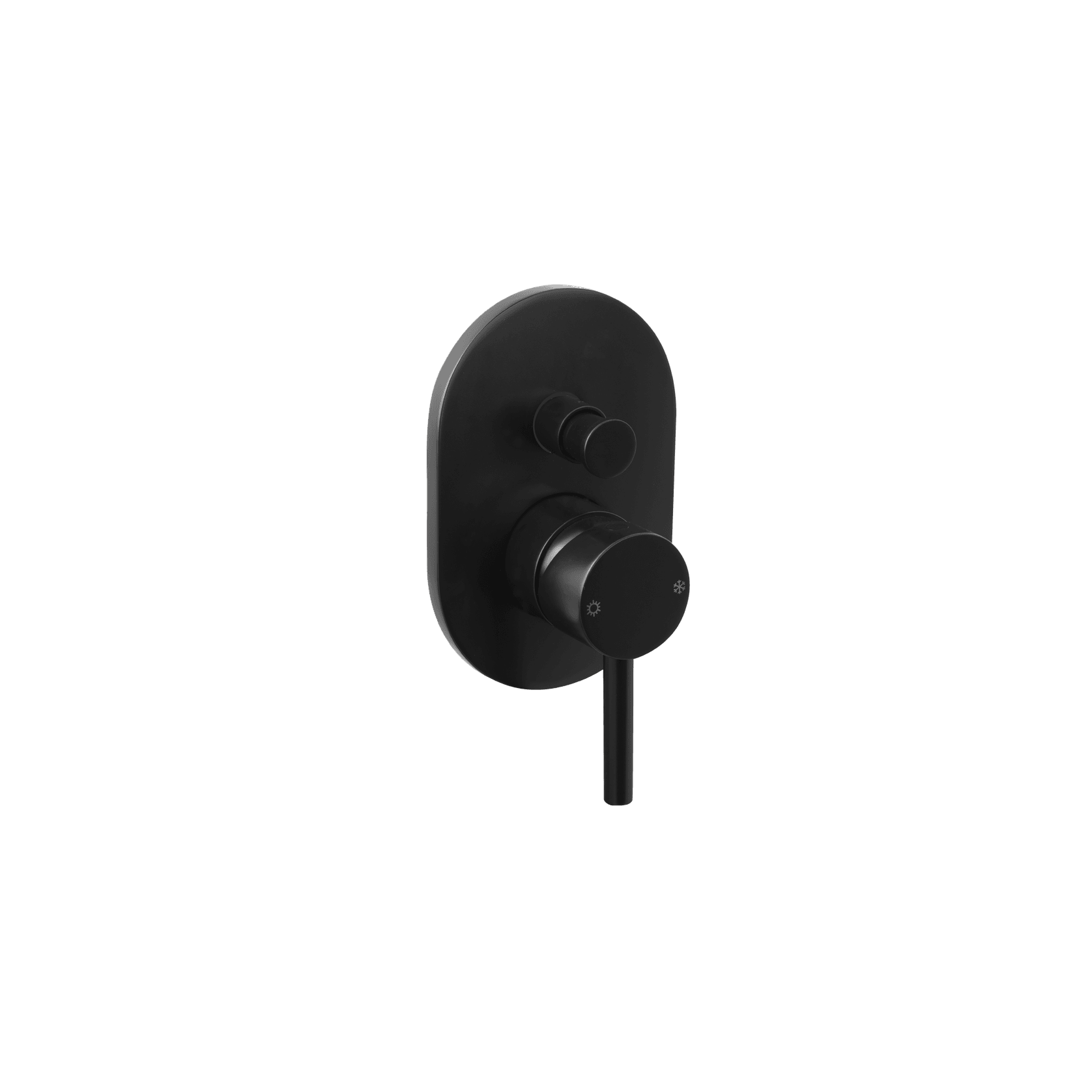 Shower Divert Mixer Satin Black gallery detail image