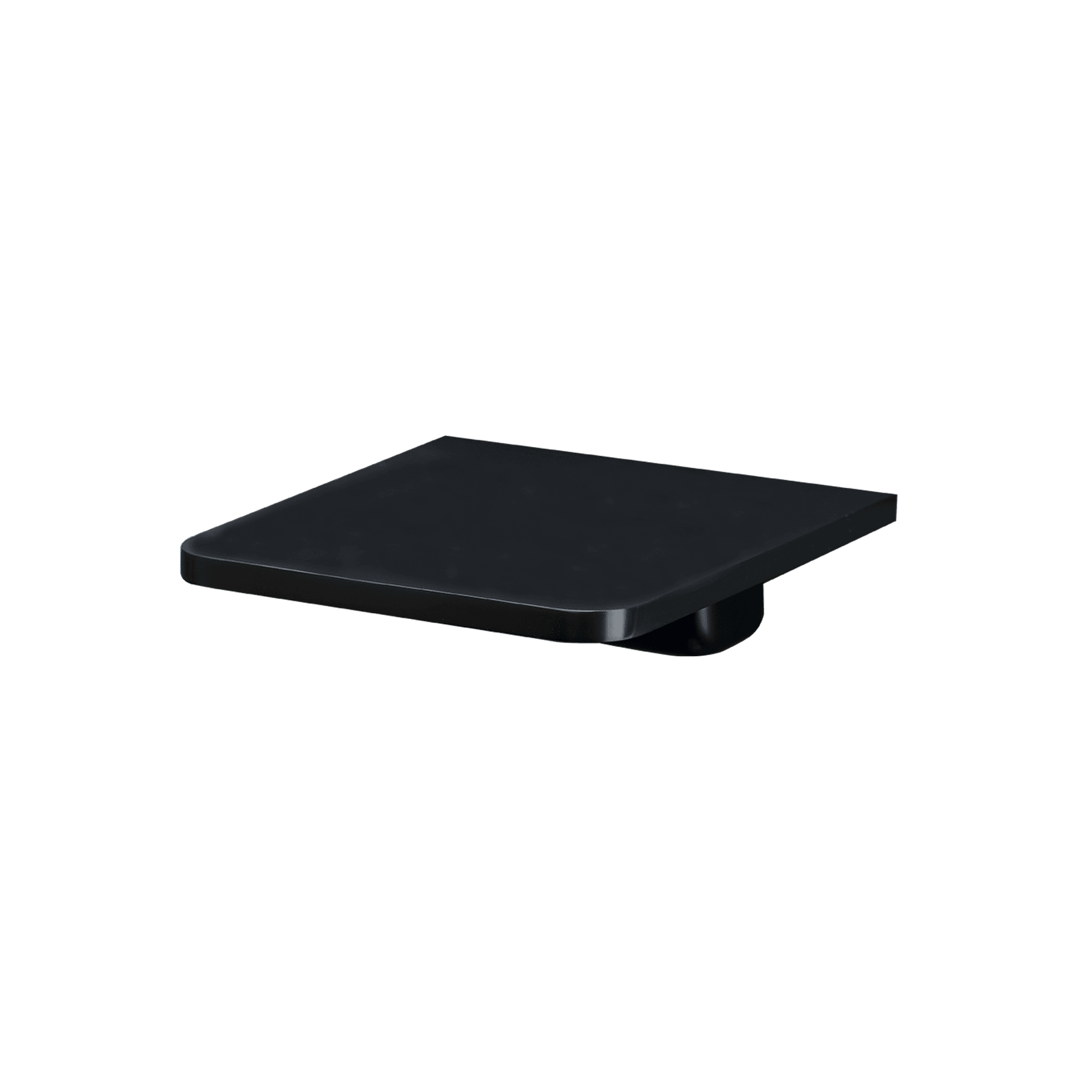 Carbon Wall Mounted Blade Style Bath Spout Satin Black gallery detail image