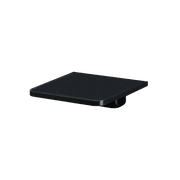 Carbon Wall Mounted Blade Style Bath Spout Satin Black gallery detail image