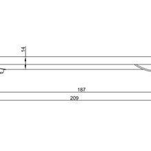 Cube Wall Mounted Bath Spout Brushed Nickel gallery detail image