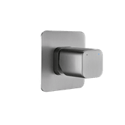 Cube Round Shower/Bath Mixer Brushed Nickel gallery detail image