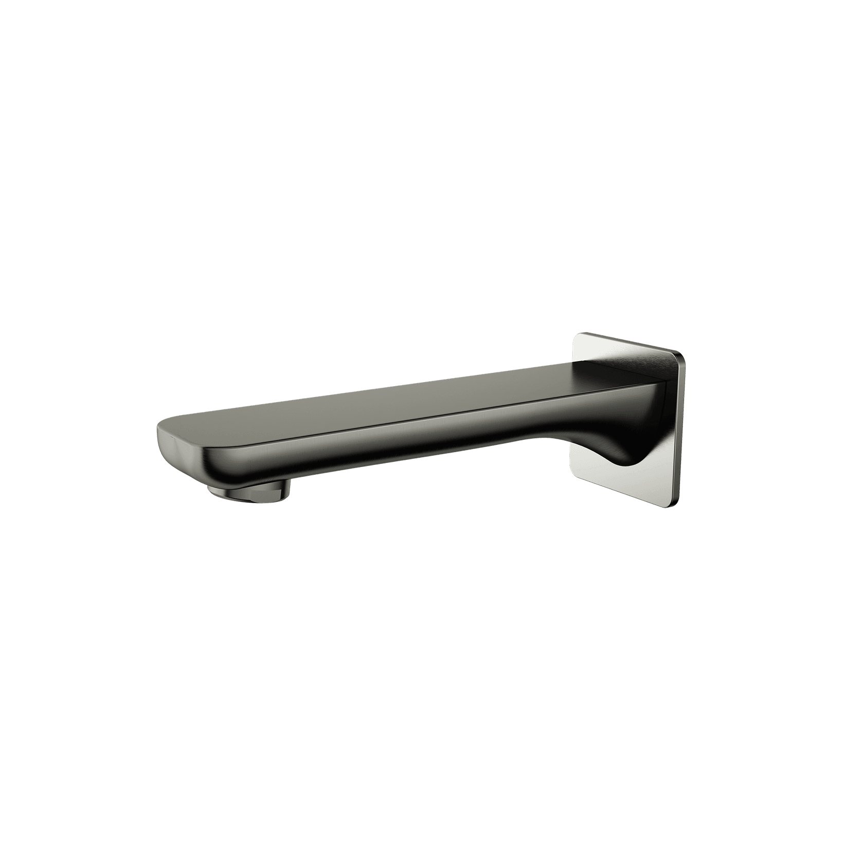 Flint Wall Mounted Bath Spout Gun Metal gallery detail image