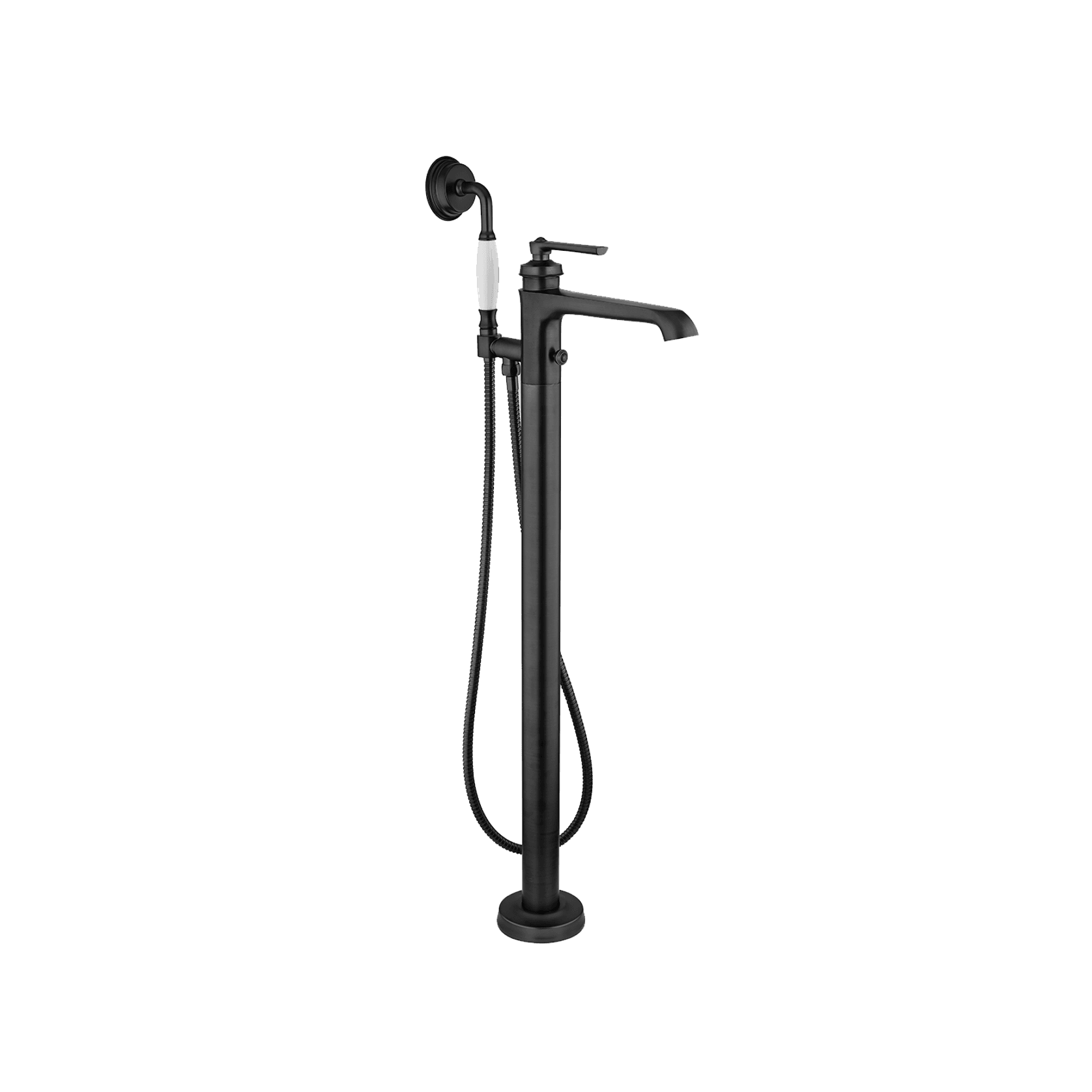 Liberty Floor Mounted Bath Mixer Aged Iron gallery detail image