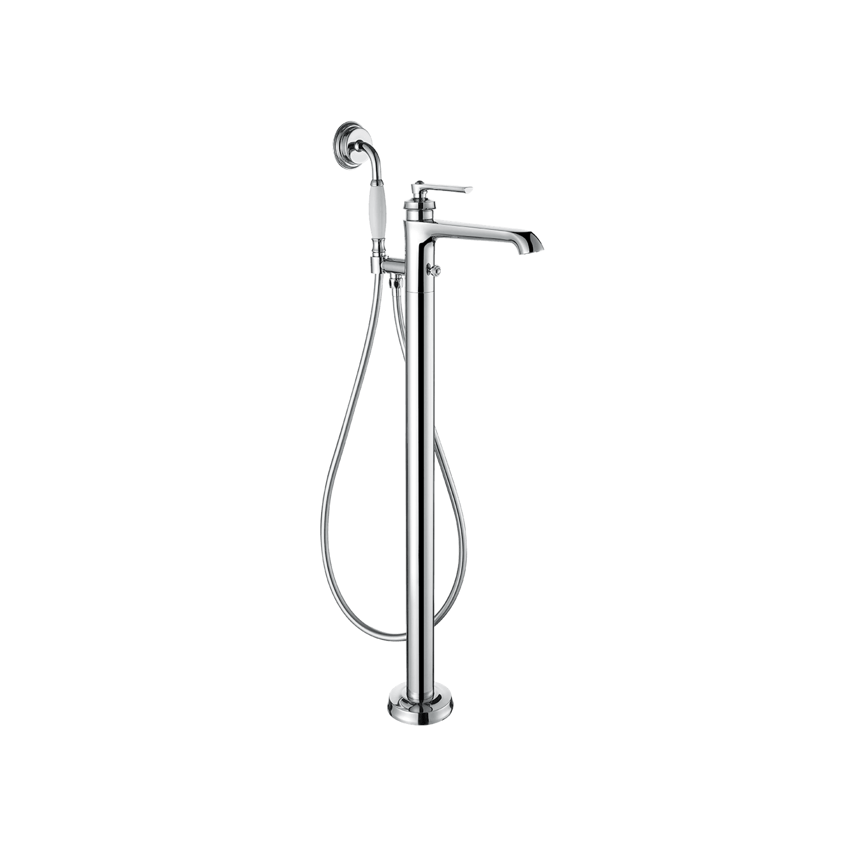 Liberty Floor Mounted Bath Mixer Chrome gallery detail image