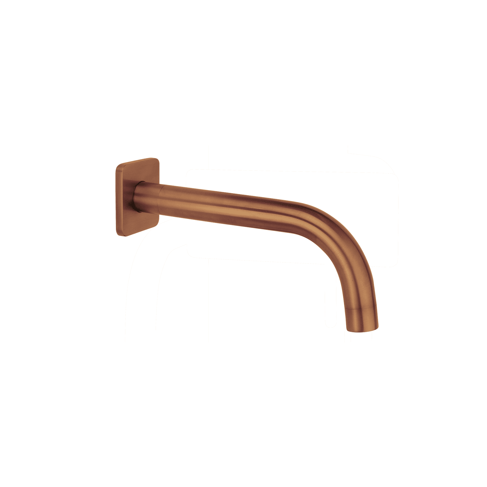 Loft Wall Mounted Bath Spout Brushed Copper gallery detail image