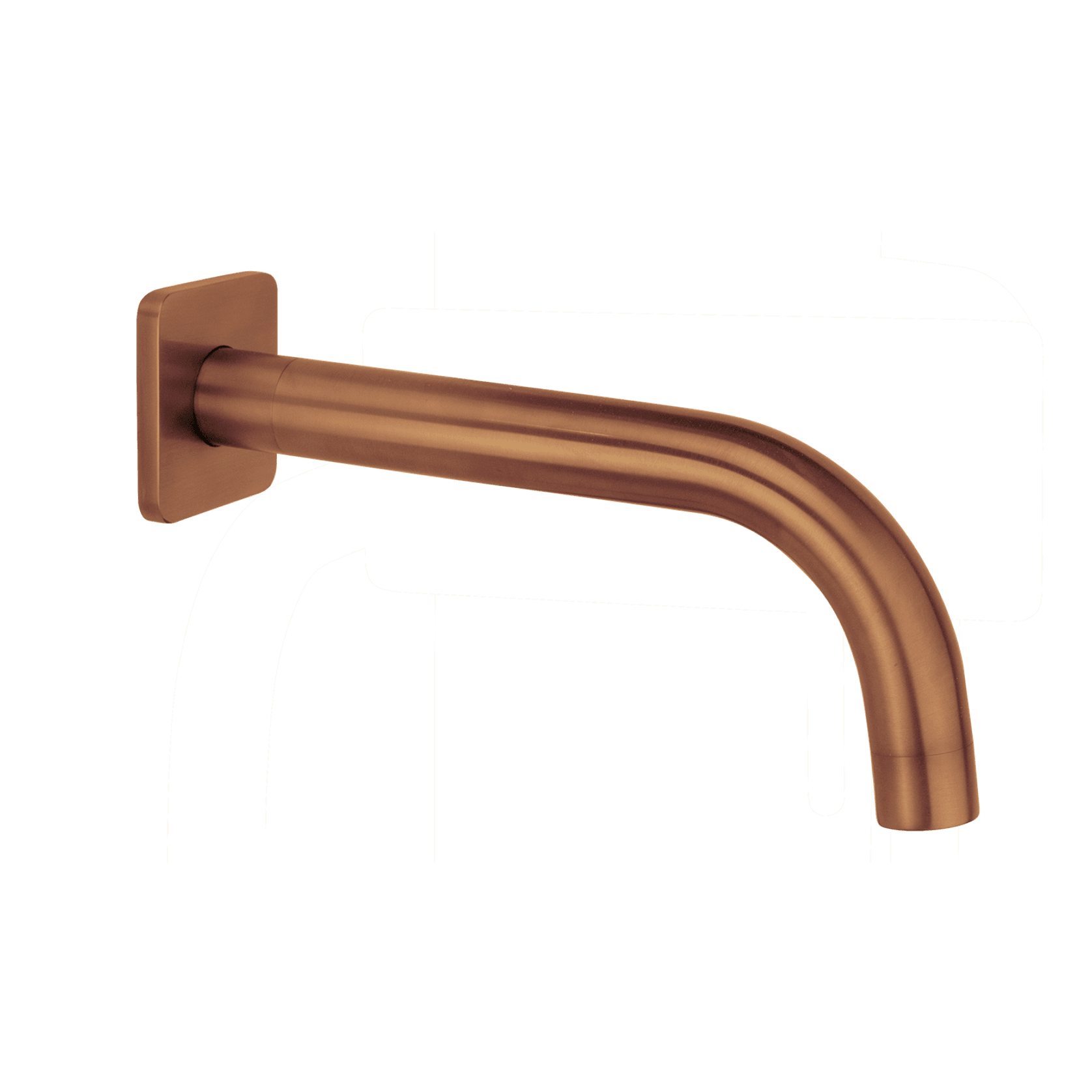 Loft Wall Mounted Bath Spout Brushed Copper gallery detail image