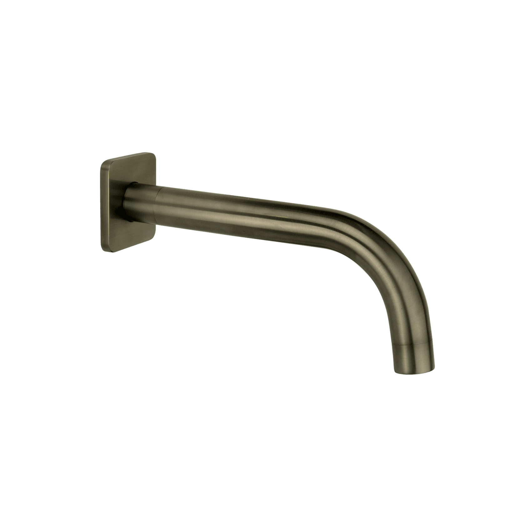 Loft Wall Mounted Bath Spout Gun Metal gallery detail image