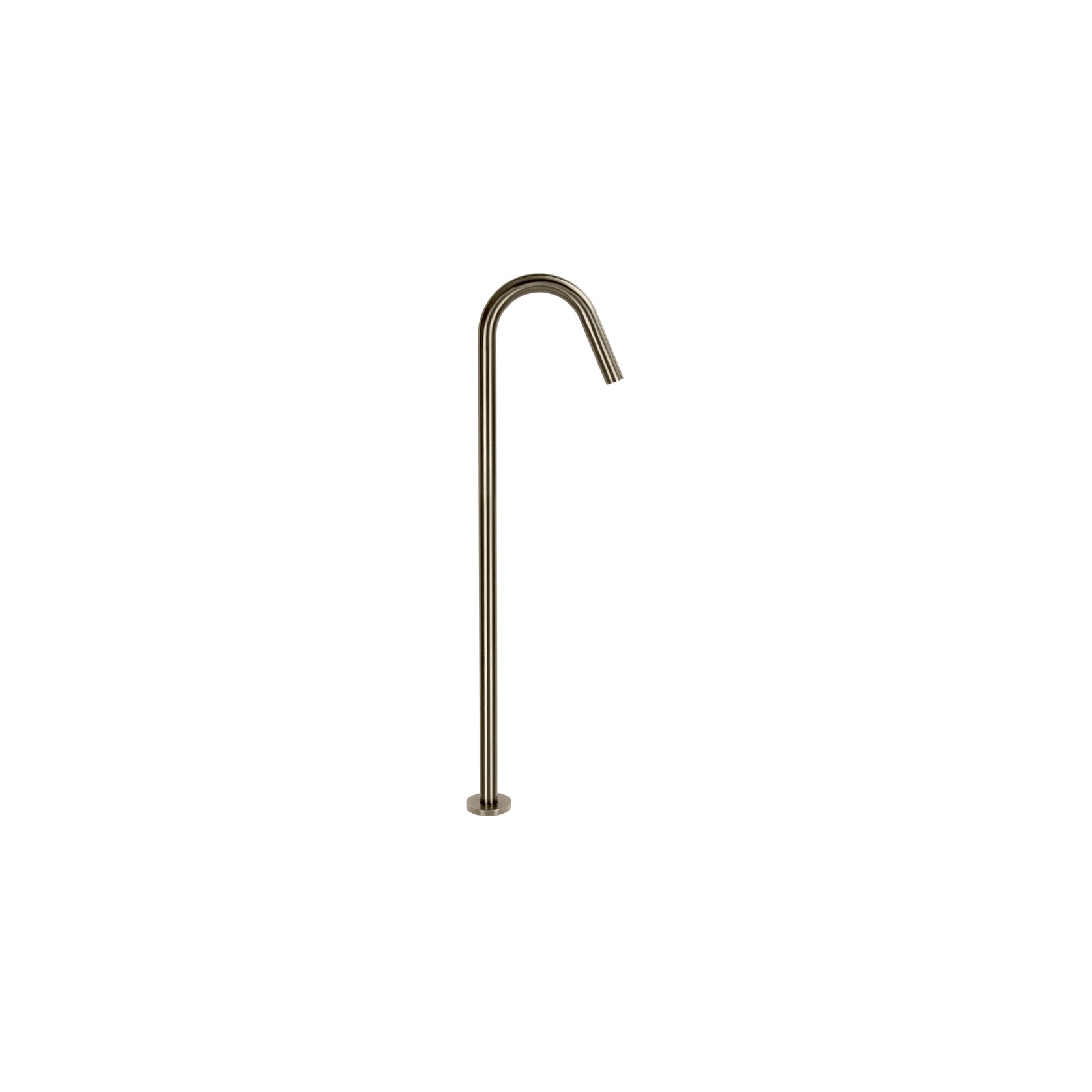 Loft Floor Mounted Bath Spout Gun Metal gallery detail image