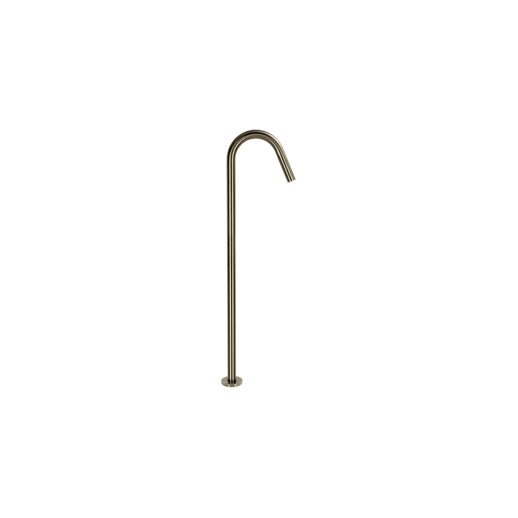 Loft Floor Mounted Bath Spout Gun Metal gallery detail image