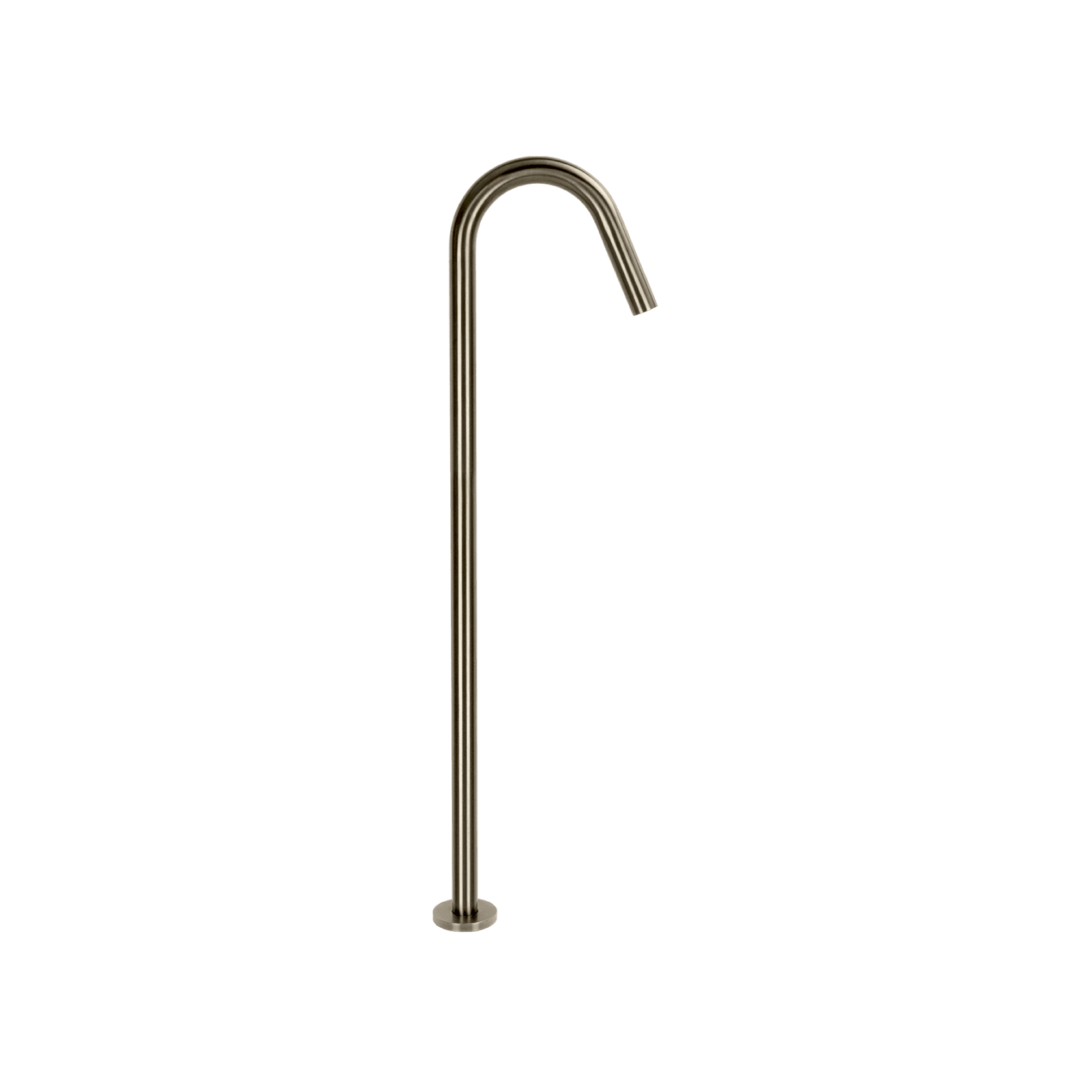 Loft Floor Mounted Bath Spout Gun Metal gallery detail image