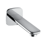Modern Wall Mounted Bath Spout Chrome gallery detail image