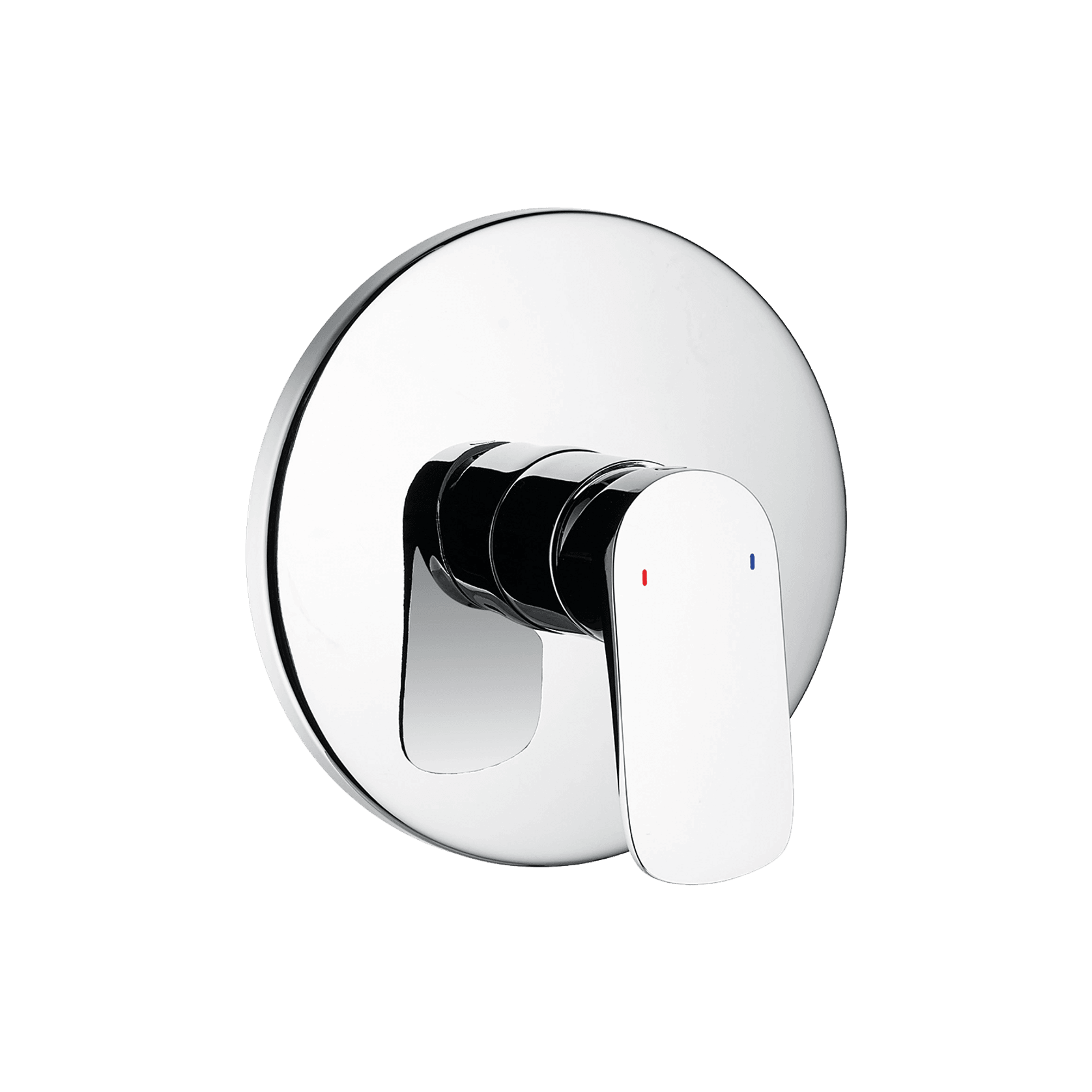 Modern Linea Shower/Bath Mixer Chrome (Round Faceplate) gallery detail image