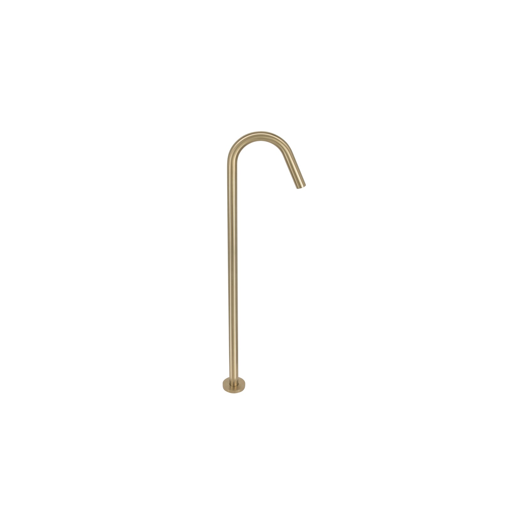 Scarab Floor Mounted Bath Spout Brushed Gold gallery detail image
