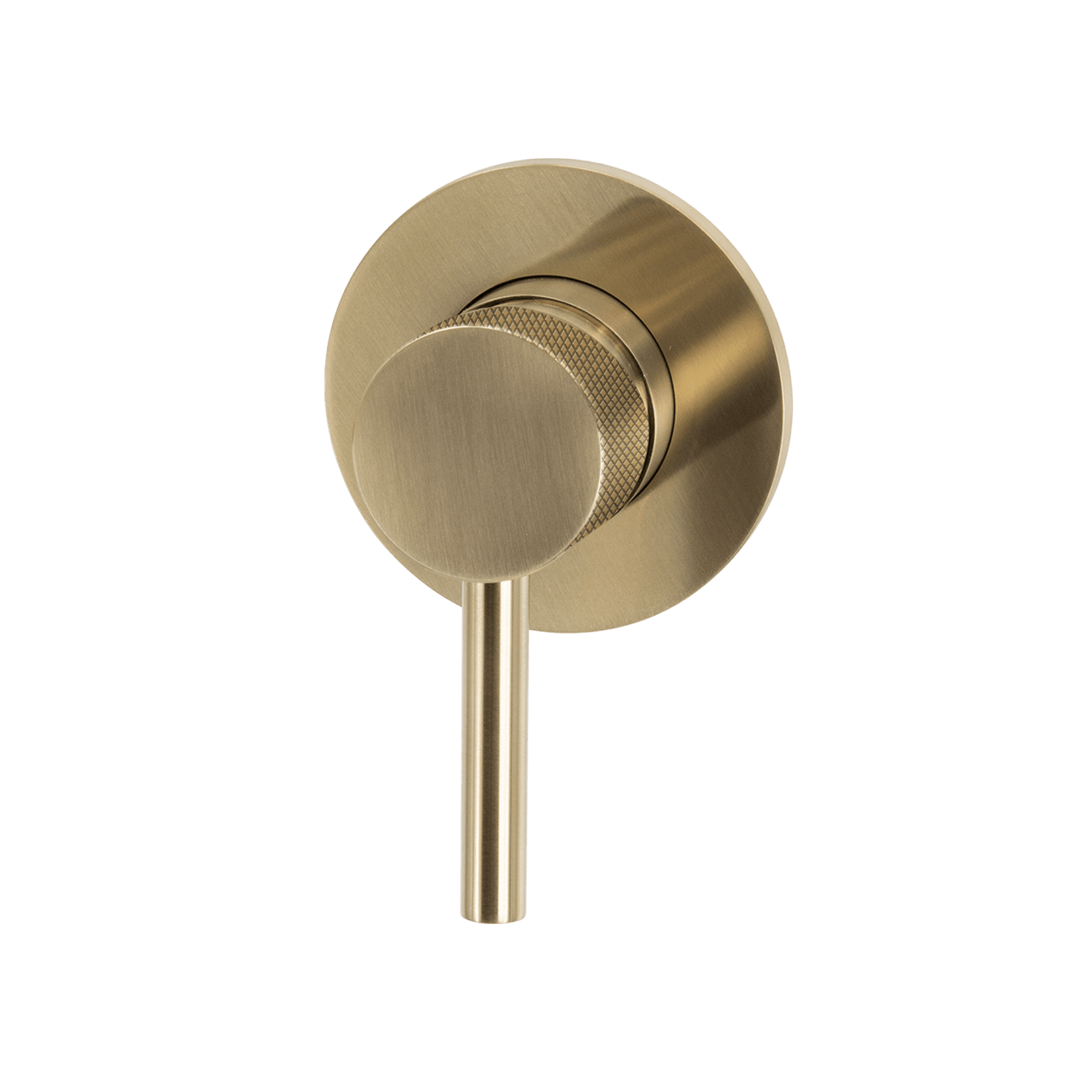 Scarab Shower/Bath Mixer Brushed Gold Knurled Handle gallery detail image