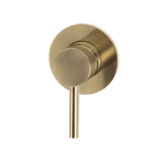 Scarab Shower/Bath Mixer Brushed Gold Knurled Handle gallery detail image