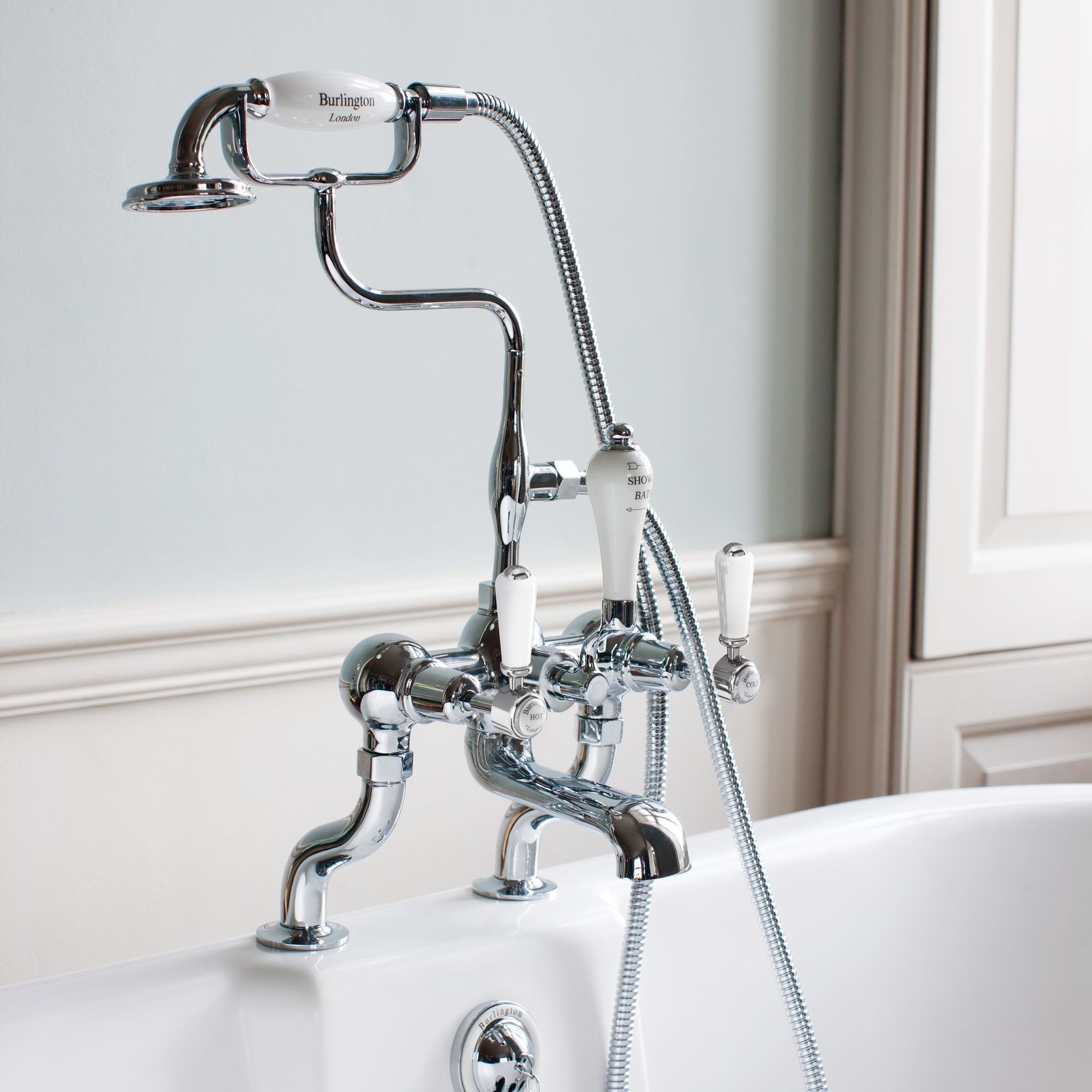 Kensington Bath Shower Deck Mounted Mixer gallery detail image