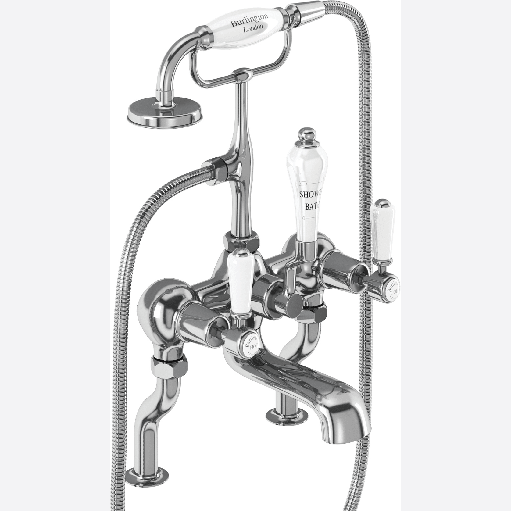 Kensington Bath Shower Deck Mounted Mixer gallery detail image