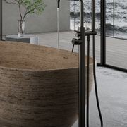 Zen SS316L Freestanding Bath Mixer | Graphite gallery detail image
