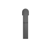 Bianca Mid Tall Basin Mixer | Gun Metal gallery detail image