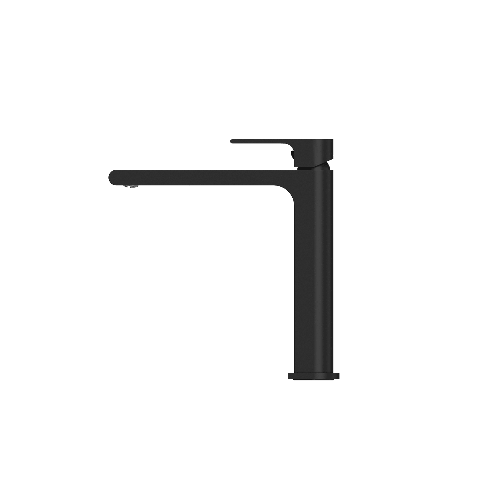 Bianca Mid Tall Basin Mixer | Matte Black gallery detail image