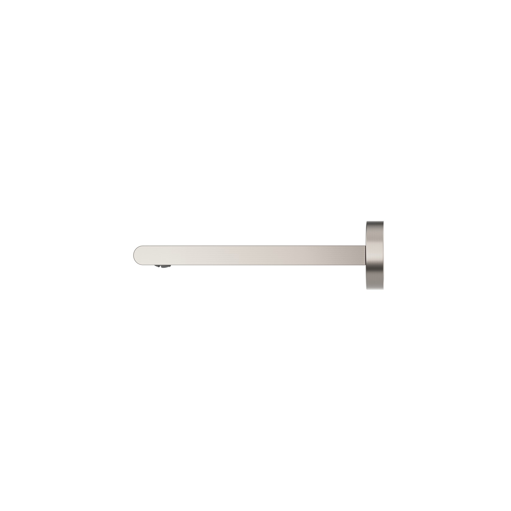 Bianca Fixed Bath Spout 240mm | Brushed Nickel gallery detail image