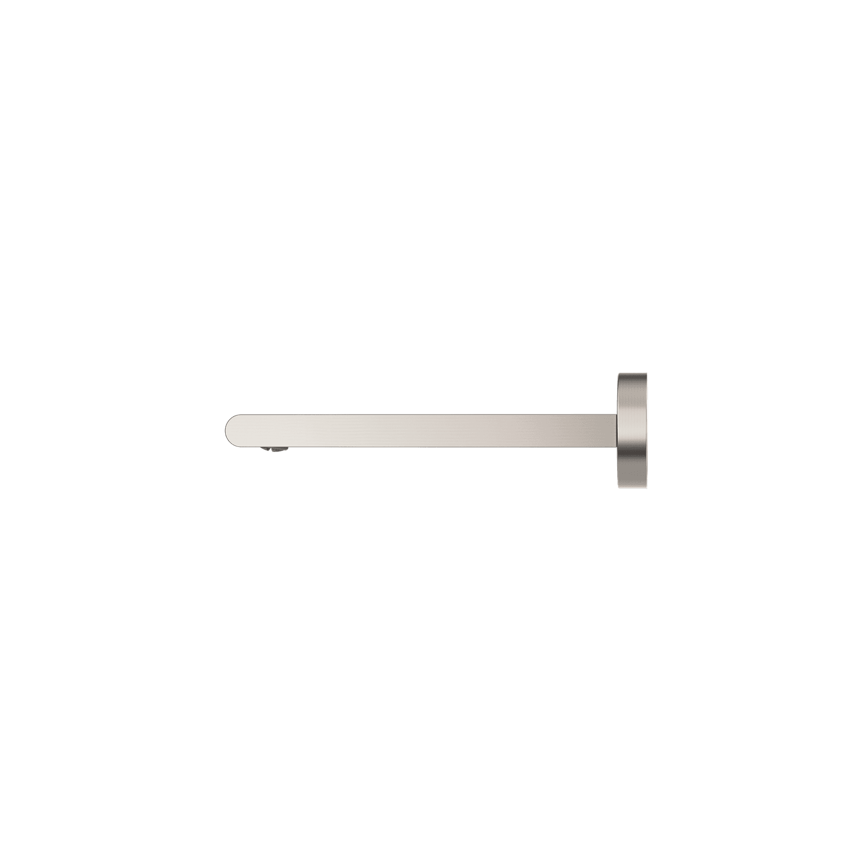 Bianca Fixed Bath Spout 240mm | Brushed Nickel gallery detail image
