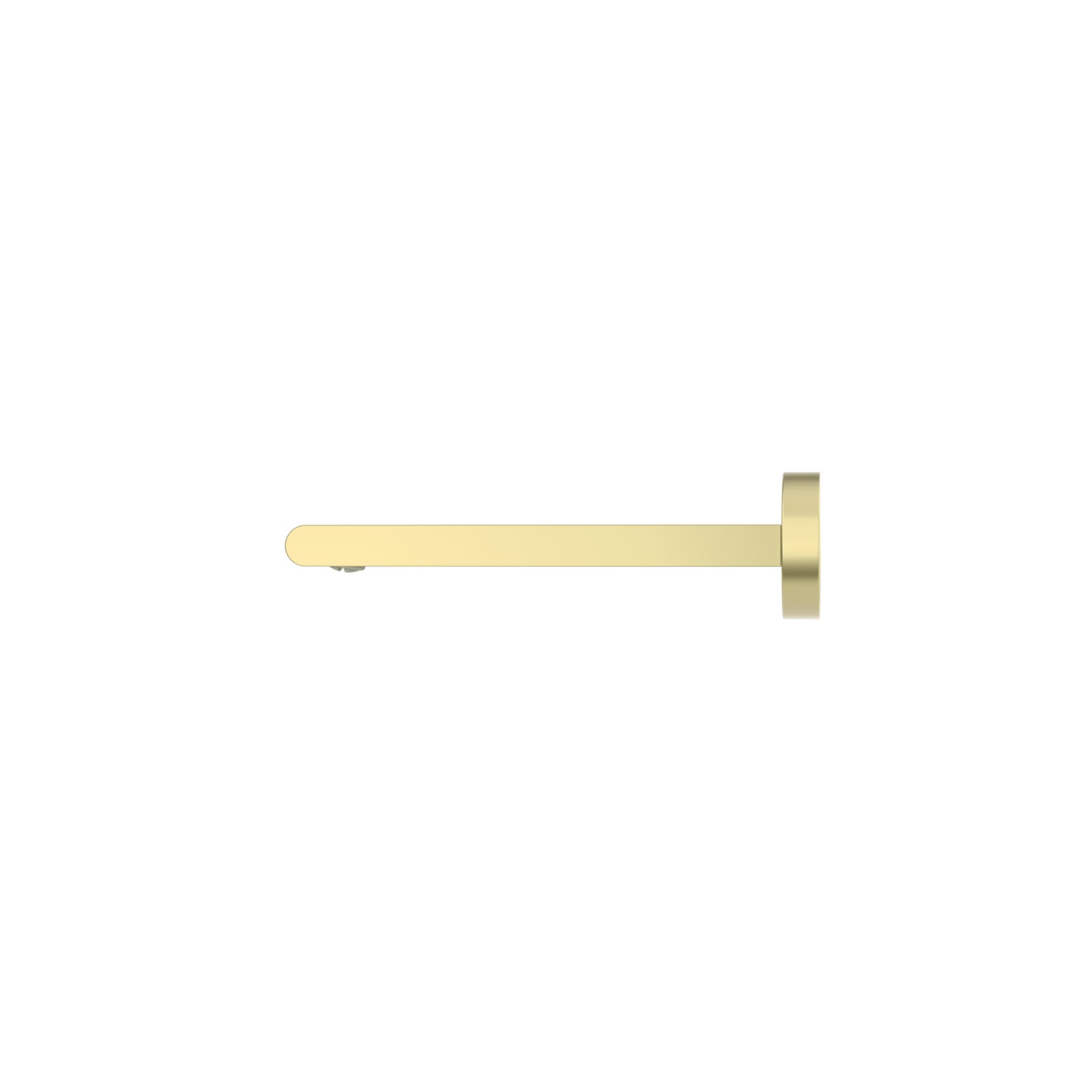 Bianca Fixed Bath Spout 200mm | Brushed Gold gallery detail image