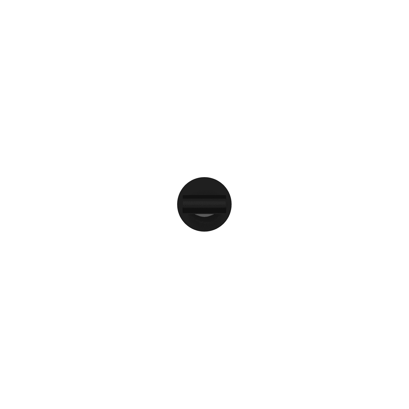 Bianca Fixed Bath Spout 240mm | Matte Black gallery detail image