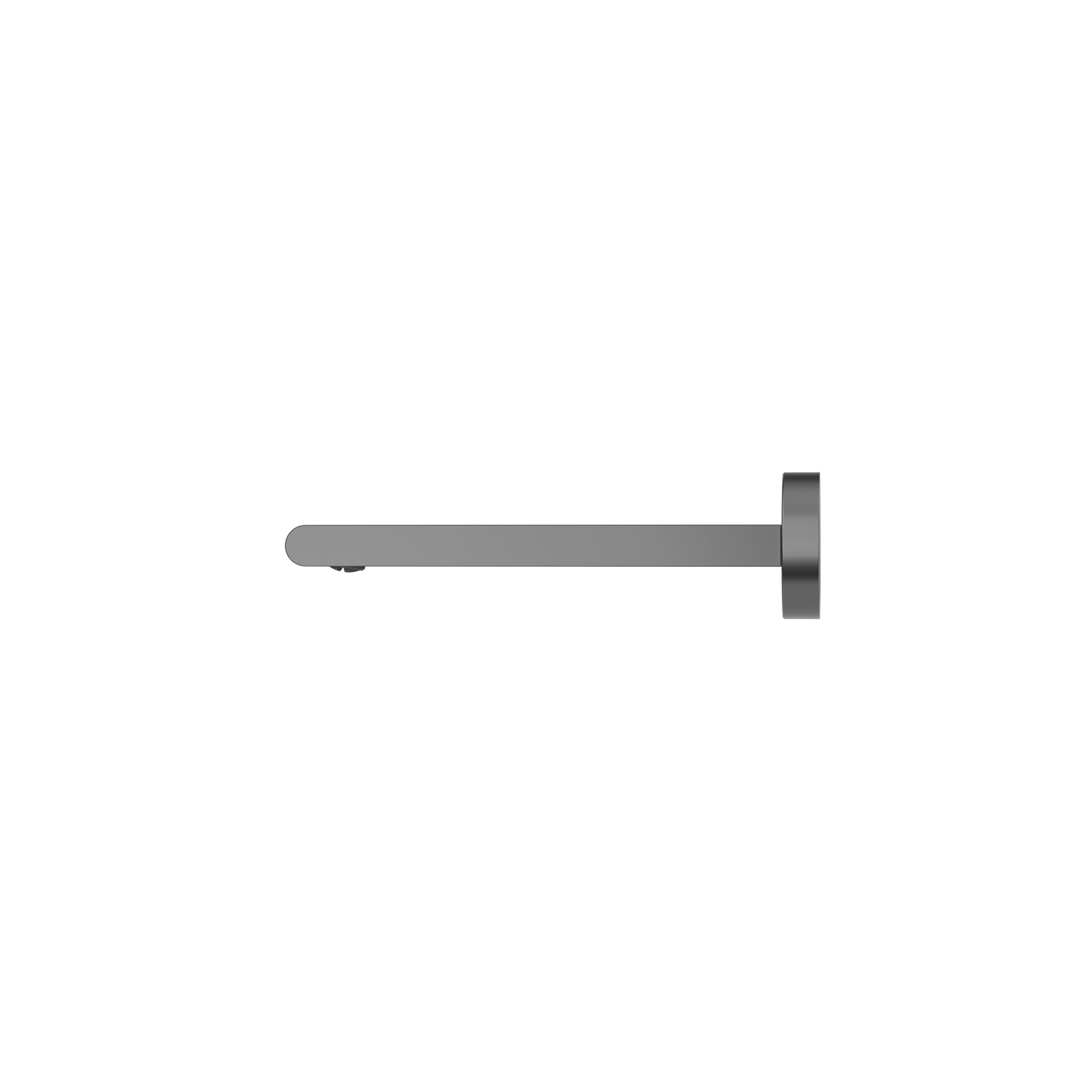Bianca Fixed Bath Spout 200mm | Gun Metal gallery detail image